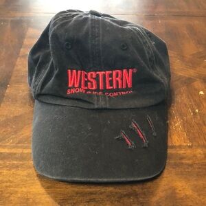Hat Western Snow & Ice Control in good used condition